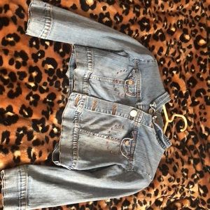 Jeweled Jean jacket